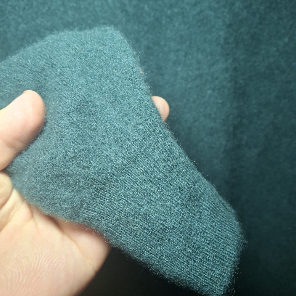 J. Crew Deep Green Crewneck Cashmere Sweater - Picture 4 of 4